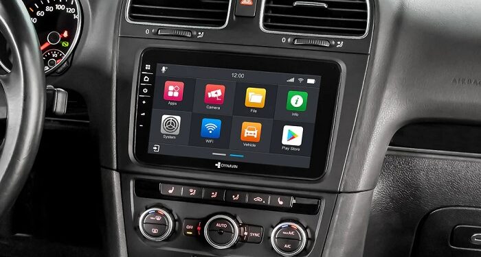 Upgrade your car with a double DIN head unit featuring Alexa, DAB+, and Bluetooth