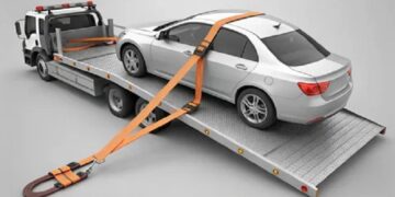 Securing a vehicle on a tow truck: choosing slings and safe securing rules